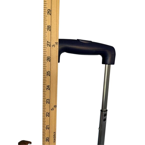 London Fog Mayfair Purple Paisley Underseat Carry on luggage 15” - Picture 6 of 16